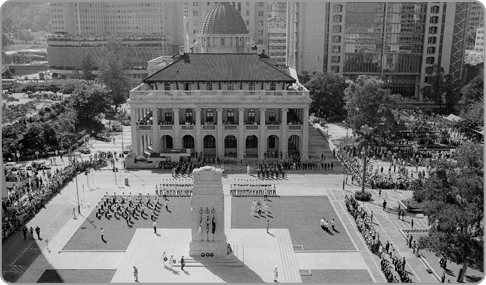 Cenotaph, with Legislative Council Building at the background, 1986
