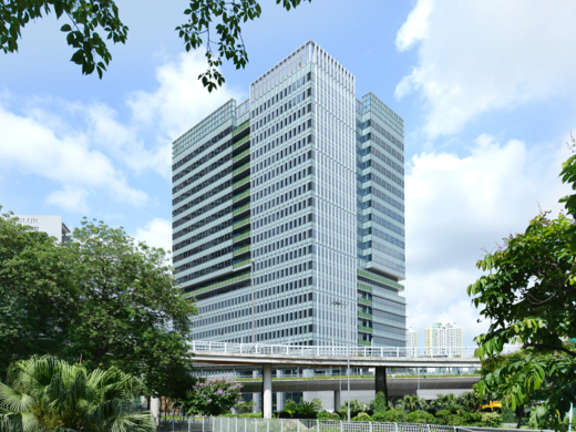 The Trade and Industry Tower in Kai Tak Development Area