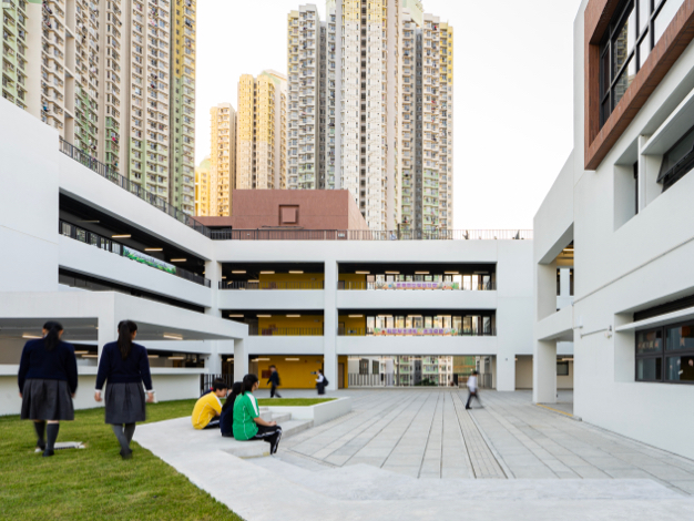 The podium deck creates opportunities for air to flow