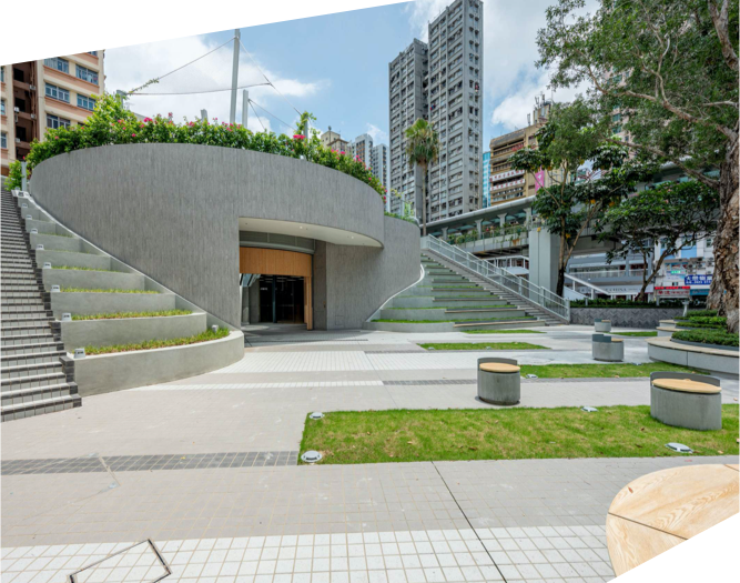 重建西樓角花園