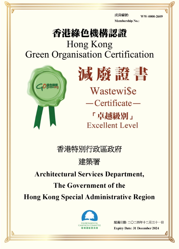 ‘Excellent Level’ Wastewi$e Certificate