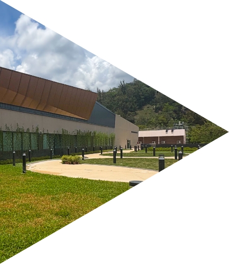 新泳池設施順應自然地形設計，將挖掘與回填工程量降至最低。此平衡挖掘和填土體積的方法，有效減少建材運輸及廢棄物處理。