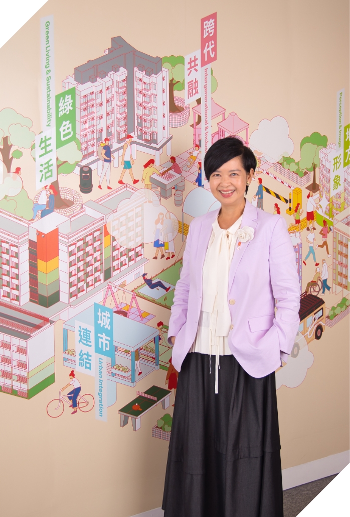 何永賢女士,JP
房屋局局長