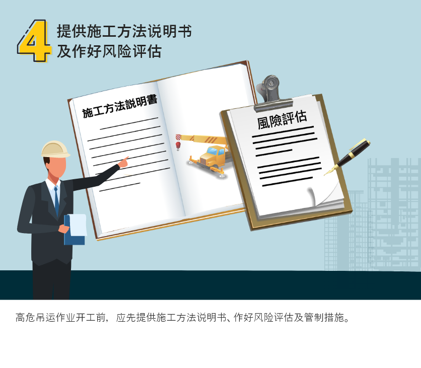 提供施工方法说明书及作好风险评估