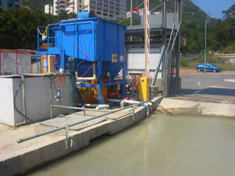 Use of recycle waste water for wheel washing 