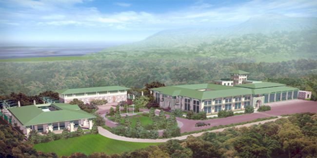 Fire Station with Ambulance Depot & Police Post at Penny´s Bay, adopts a garden style theme which aims to harmonize with the green surrounding and the nearby Theme Park and minimize the visual impact to the environment.