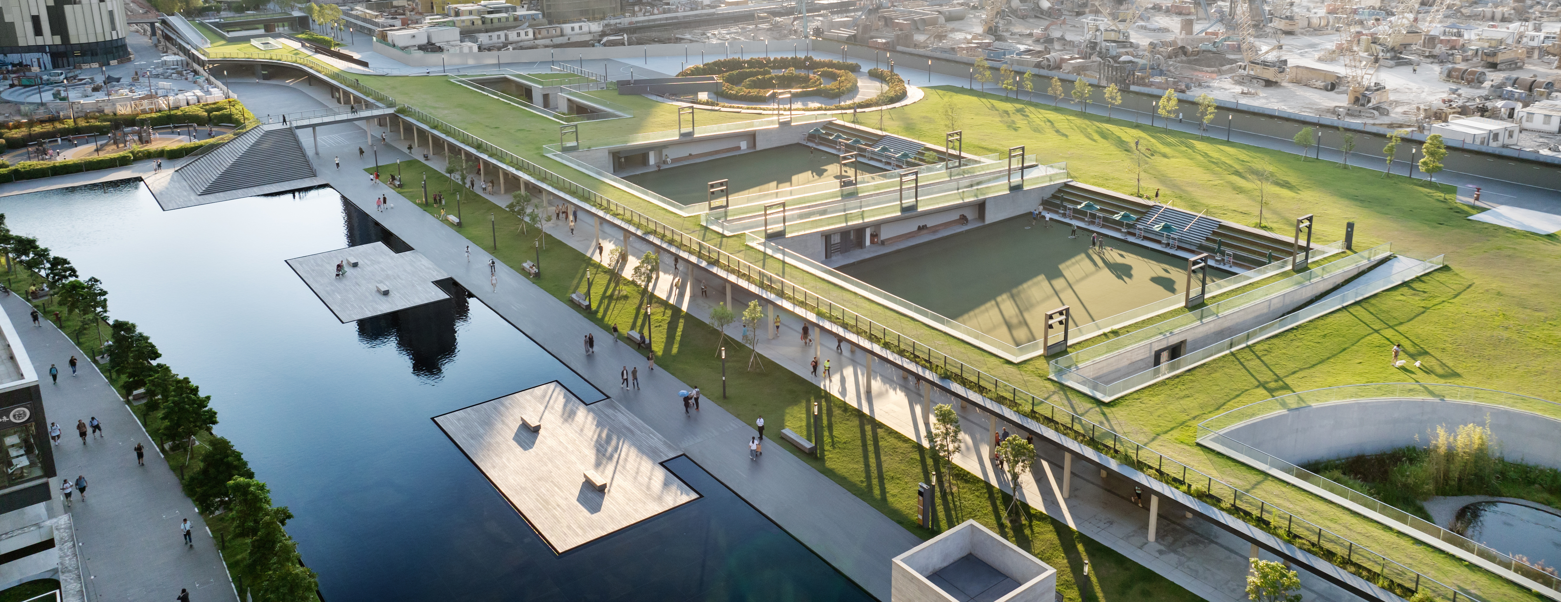 连接启德各区的有盖步道