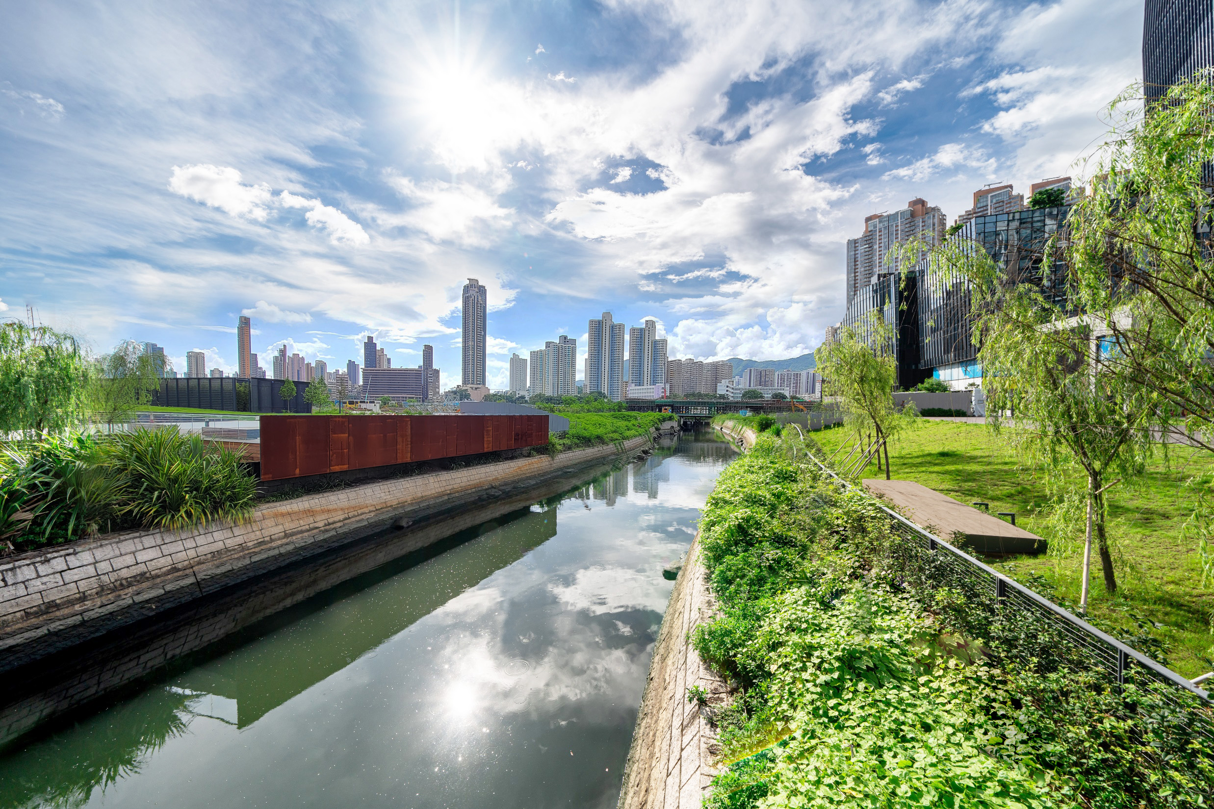 启德河畔的休憩空间