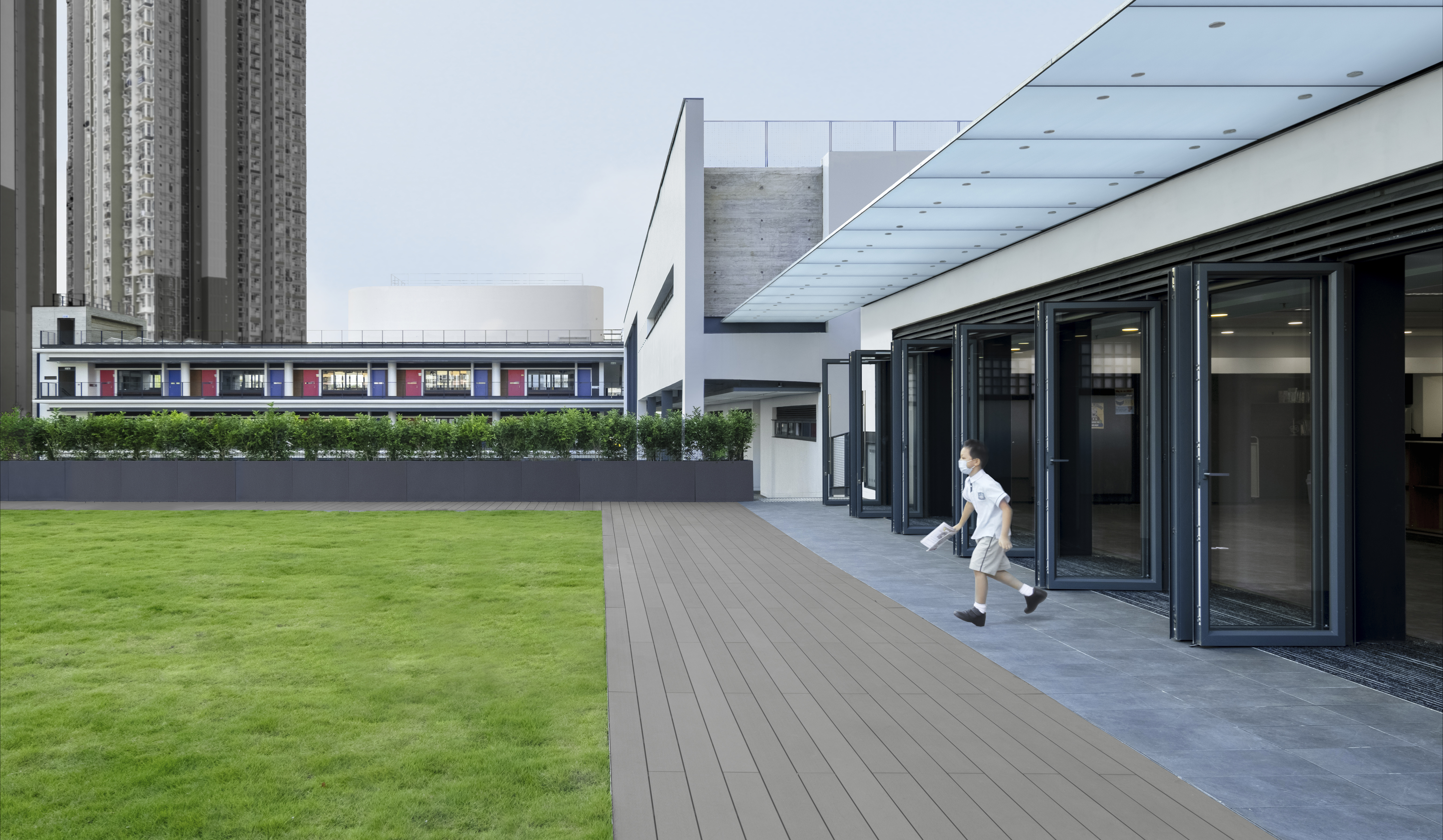 圖書館綠化屋頂