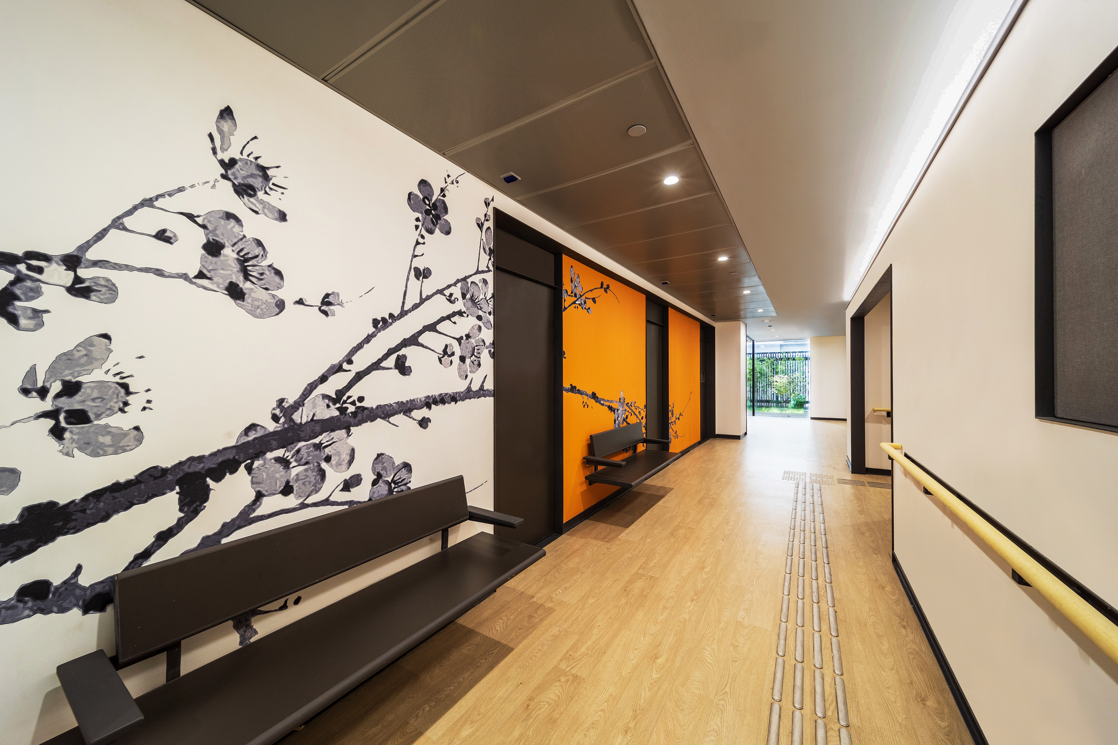 諮詢室附近的走廊