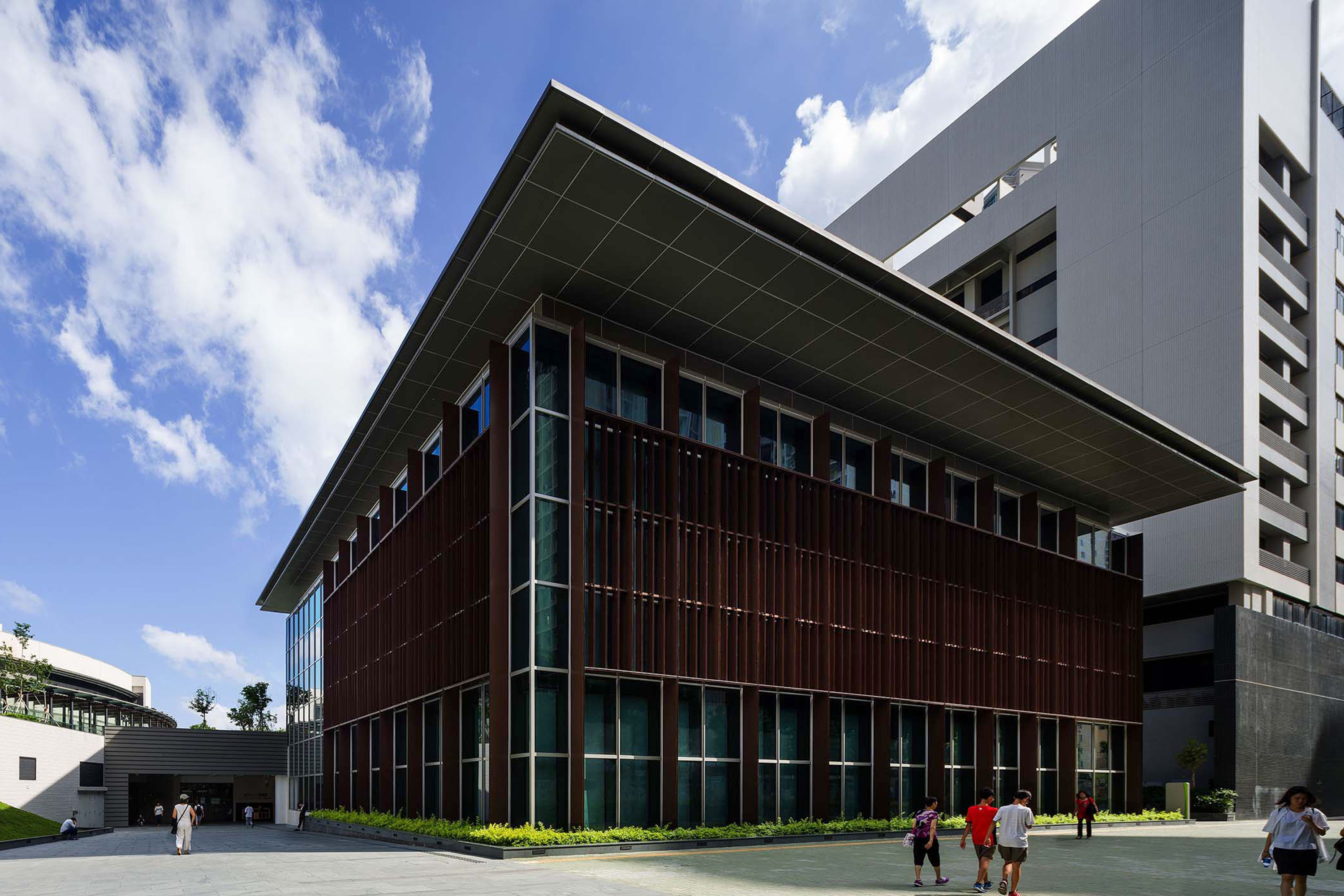 District Open Space, Sports Centre & Library at Area 74, TKO (Now name as Tiu Keng Leng Sports Centre . Tiu Keng Leng Public Library)