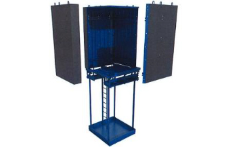 利用金屬模板興建電梯井以減少建築材料的消耗