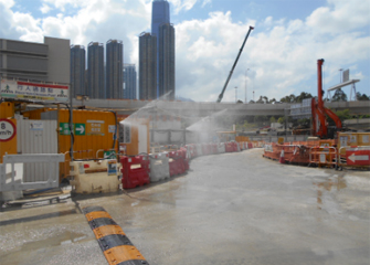 Automatic Water Spraying System and Recycled Water