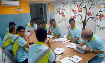 Regular Meetings on Site Safety and Environmental Awareness and Staff Recognition